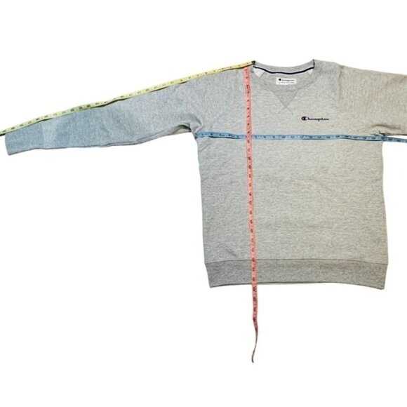 Champion  Powerblend Classic sweatshirt grey crewneck Style GF567 Size M - Picture 11 of 14